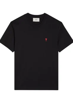 Logo-embroidered cotton T-shirt