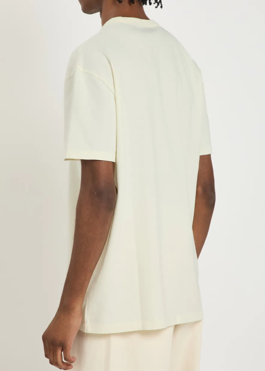 Logo-embroidered cotton T-shirt