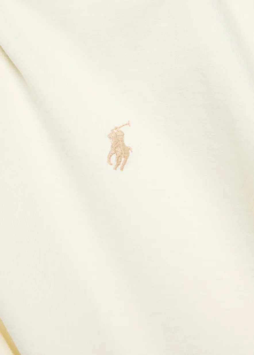 Logo-embroidered cotton T-shirt