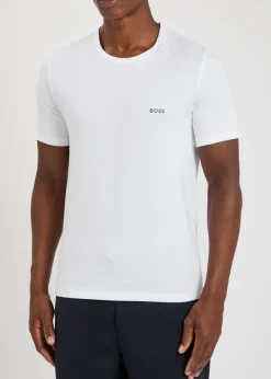 Logo-embroidered cotton T-shirt - set of three