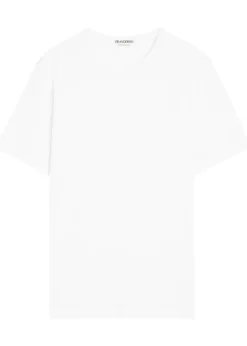Logo-embroidered cotton T-shirt
