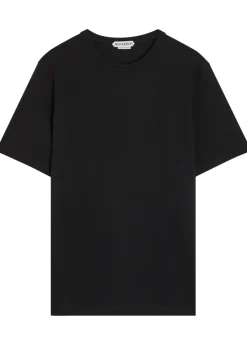 Logo-embroidered cotton T-shirt