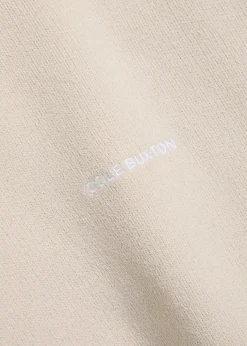 Logo-embroidered hooded cotton-blend sweatshirt