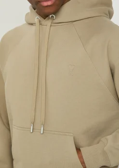 Logo-embroidered hooded cotton sweatshirt