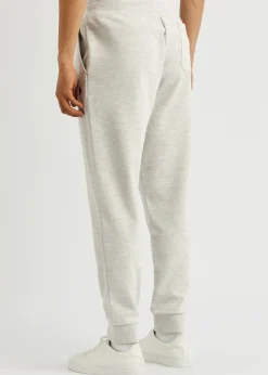 Logo-embroidered jersey sweatpants