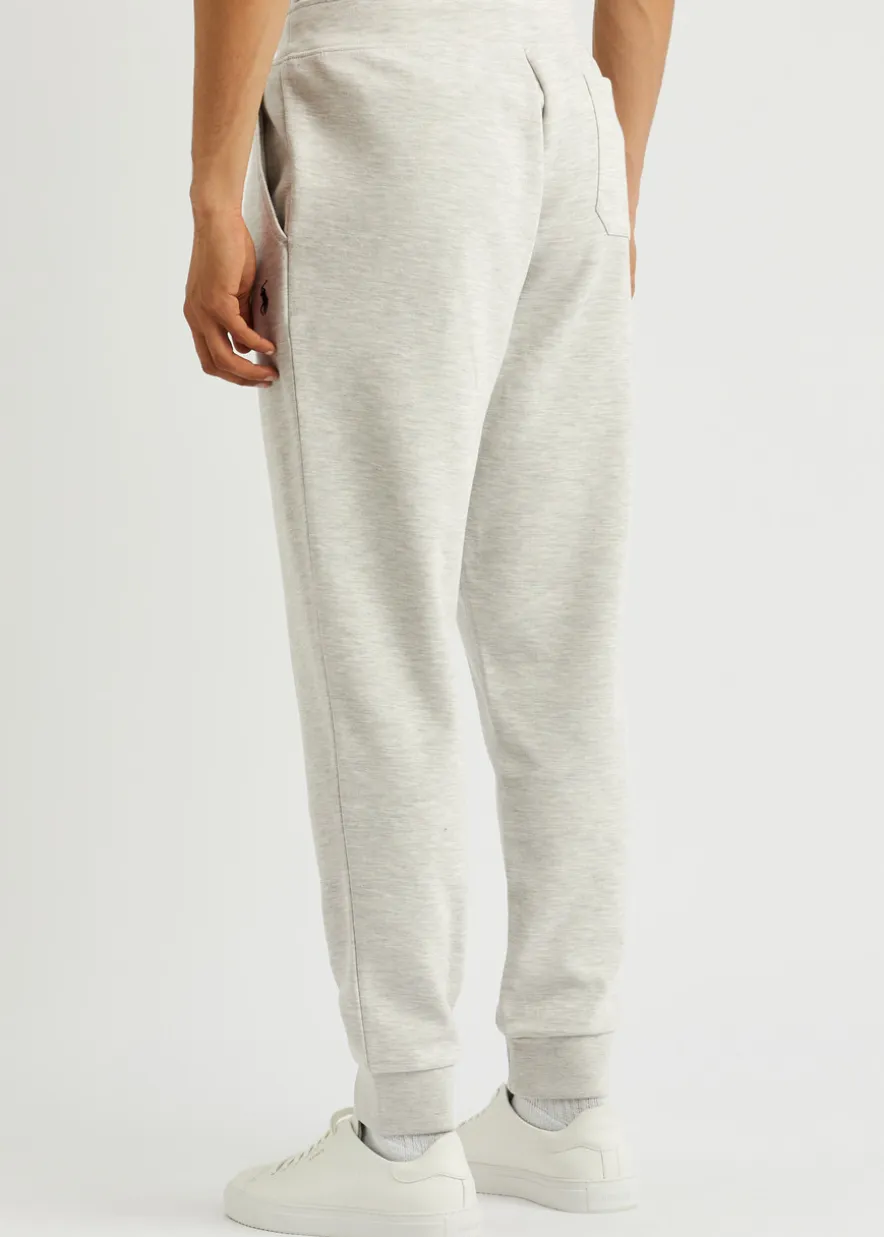 Logo-embroidered jersey sweatpants