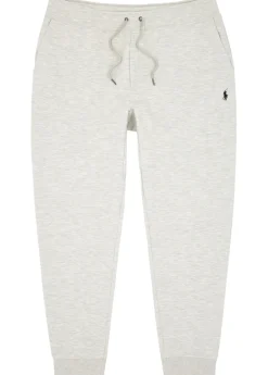 Logo-embroidered jersey sweatpants