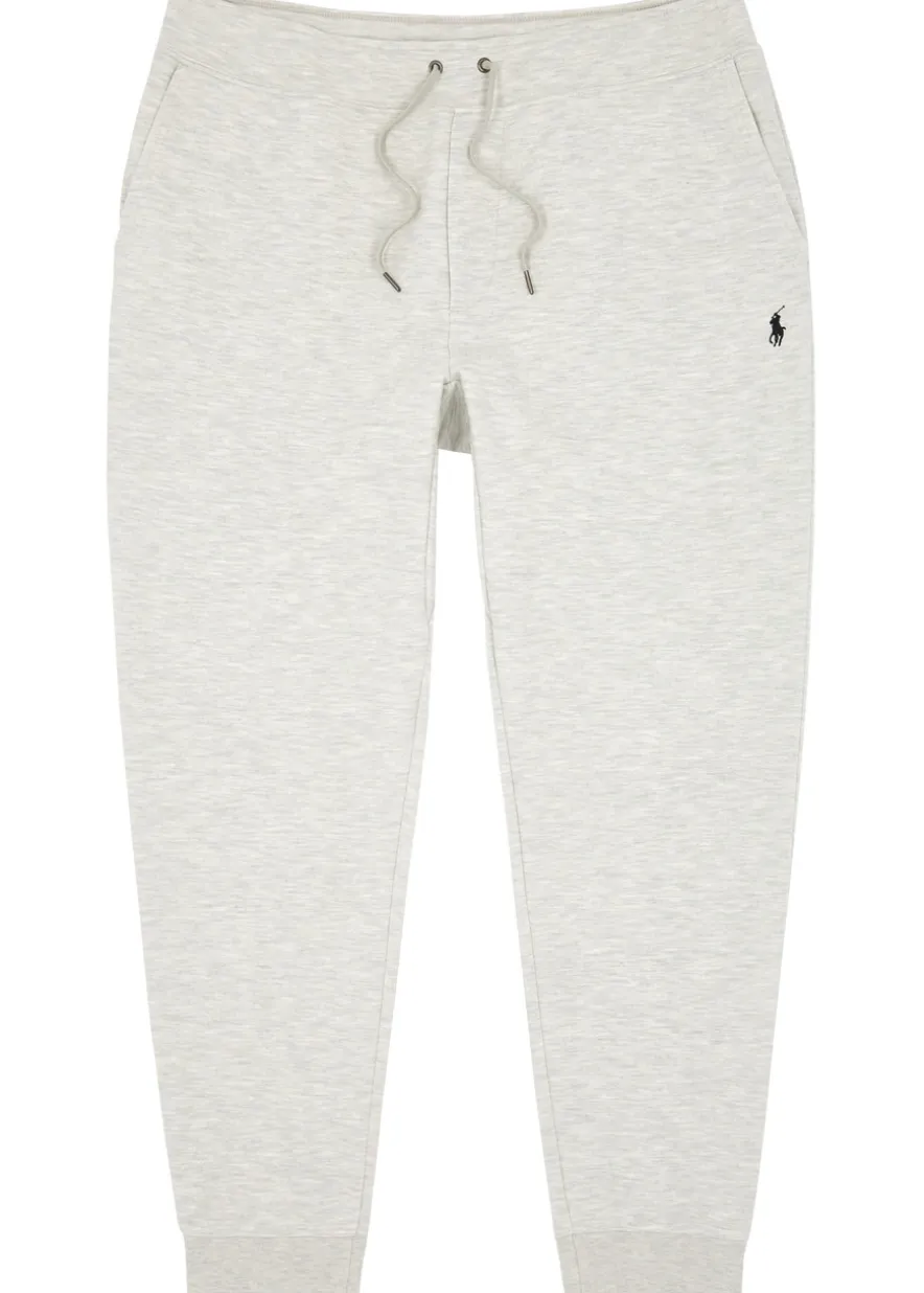Logo-embroidered jersey sweatpants