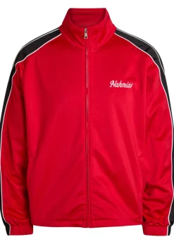 Logo-embroidered jersey track jacket