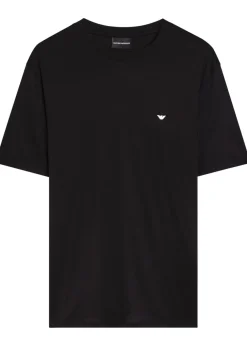 Logo-embroidered jersey T-shirt