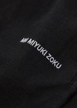 Logo-embroidered linen swim shorts