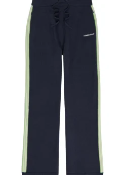 Logo-embroidered merino wool track trousers