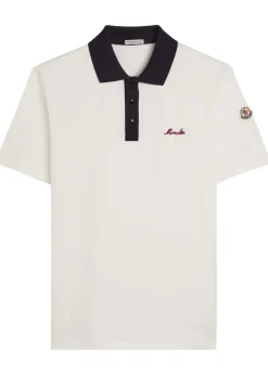 Logo-embroidered piqué cotton polo shirt