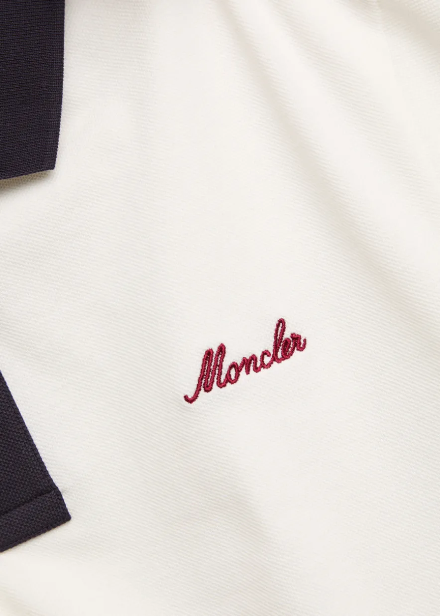 Logo-embroidered piqué cotton polo shirt