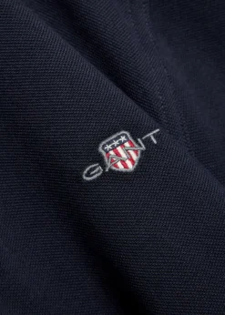 Logo-embroidered piqué cotton polo shirt
