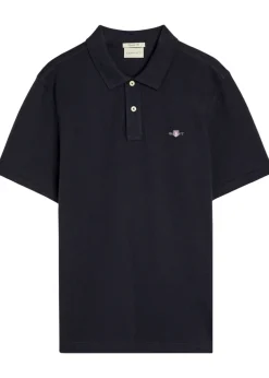 Logo-embroidered piqué cotton polo shirt
