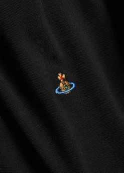 Logo-embroidered piqué cotton polo shirt