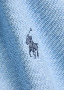 Logo-embroidered piqué cotton polo shirt