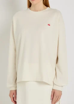 Logo-embroidered piqué cotton racquet T-shirt