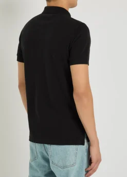 Logo-embroidered piqué polo shirt