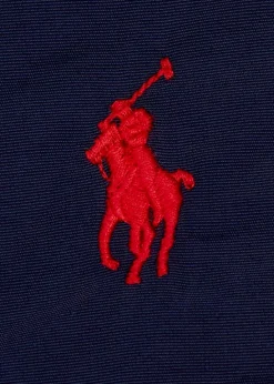 Logo-embroidered shell swim shorts