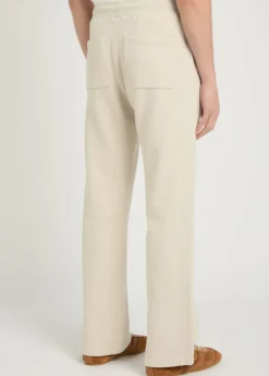 Logo-embroidered straight-leg sweatpants