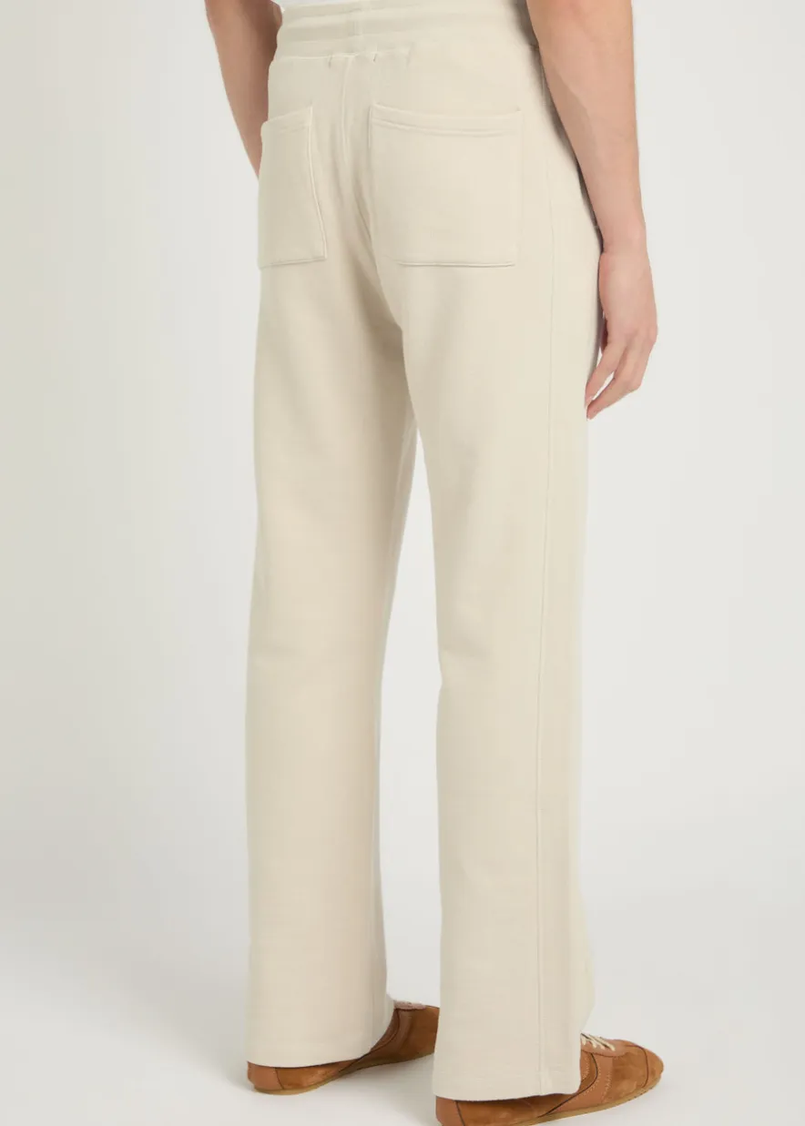 Logo-embroidered straight-leg sweatpants