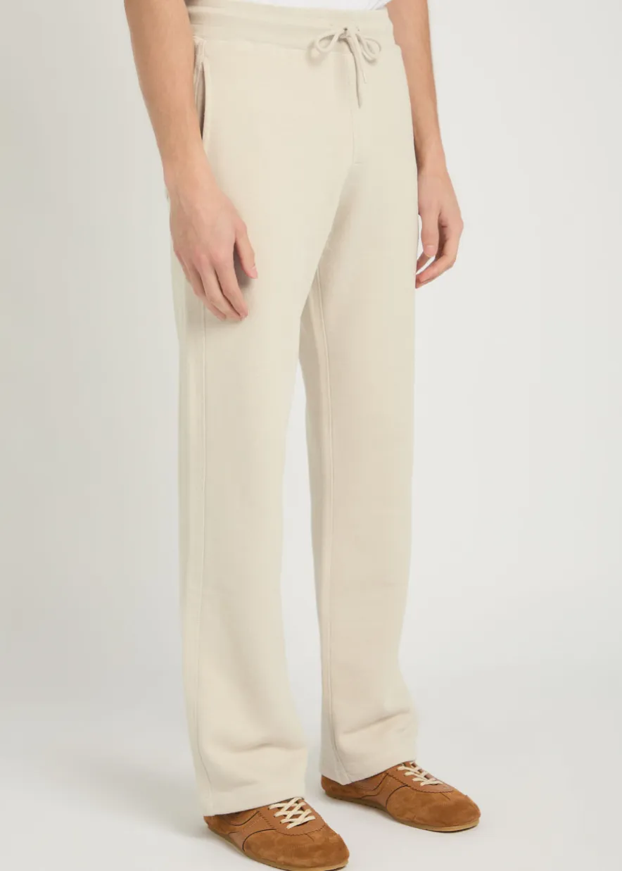 Logo-embroidered straight-leg sweatpants