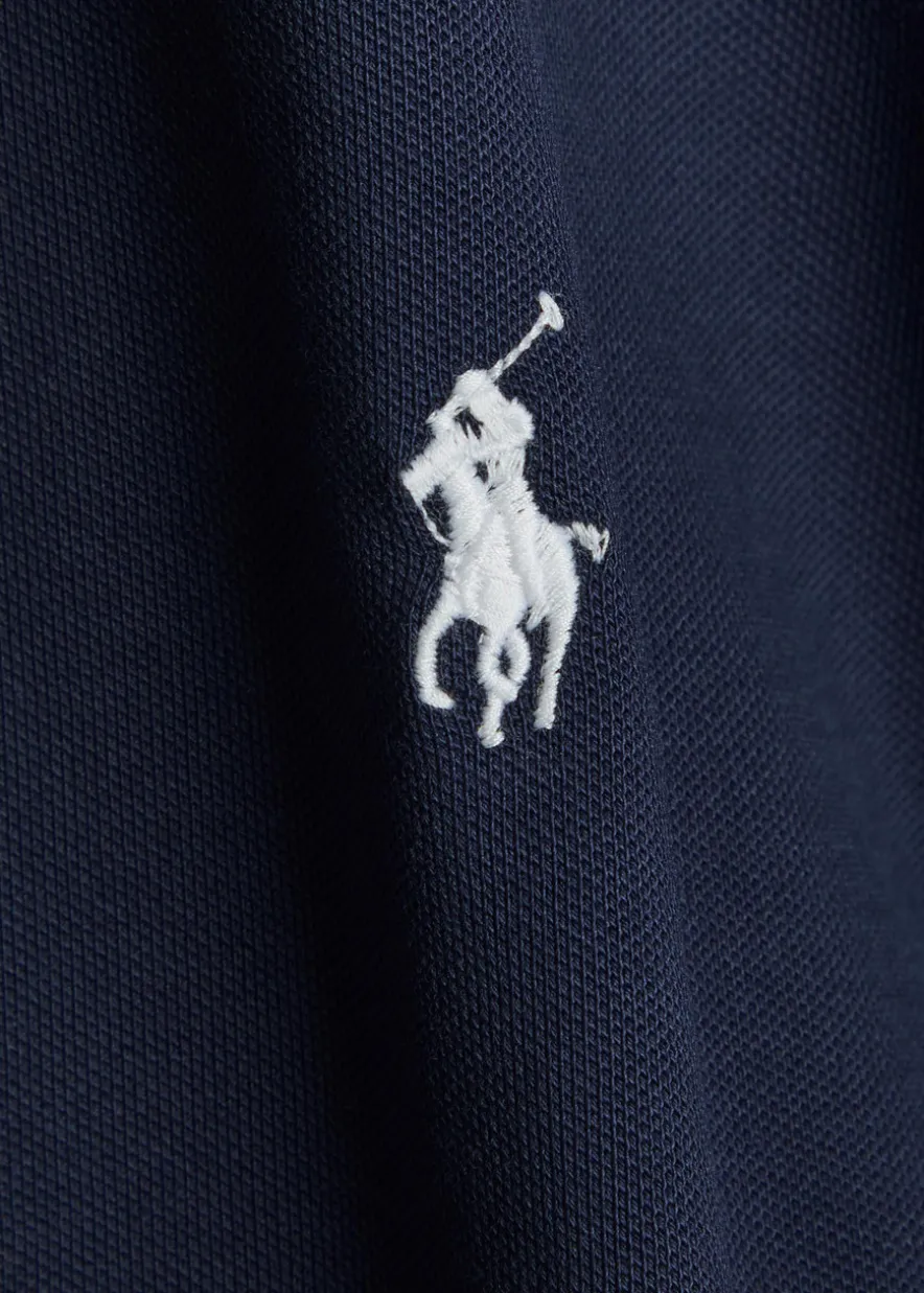Logo-embroidered stretch-cotton polo shirt