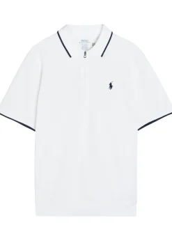Logo-embroidered stretch-cotton polo shirt