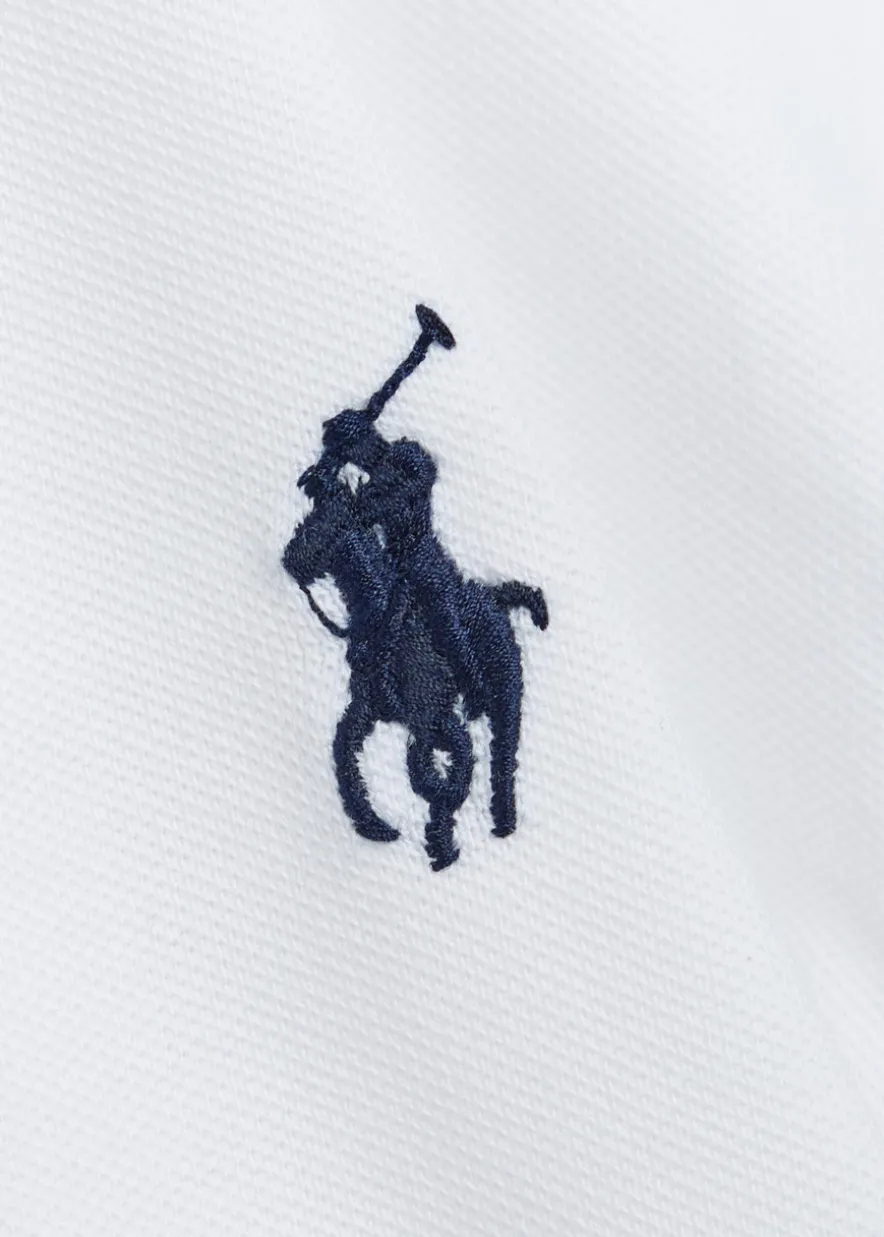 Logo-embroidered stretch-cotton polo shirt