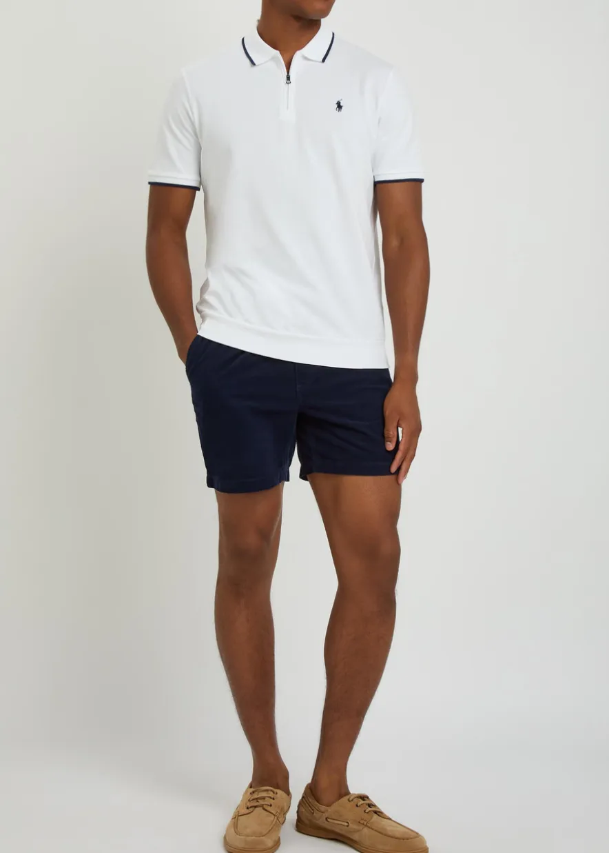 Logo-embroidered stretch-cotton polo shirt