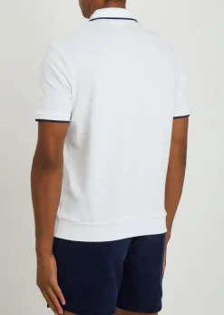 Logo-embroidered stretch-cotton polo shirt