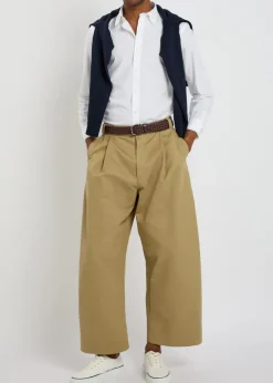 Logo-embroidered stretch-cotton shirt