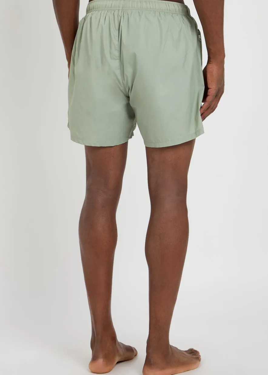 Logo-embroidered swim shorts