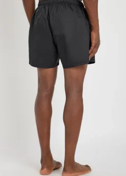 Logo-embroidered swim shorts