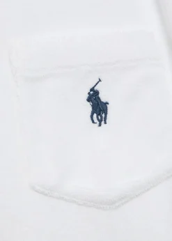 Logo-embroidered terry shirt
