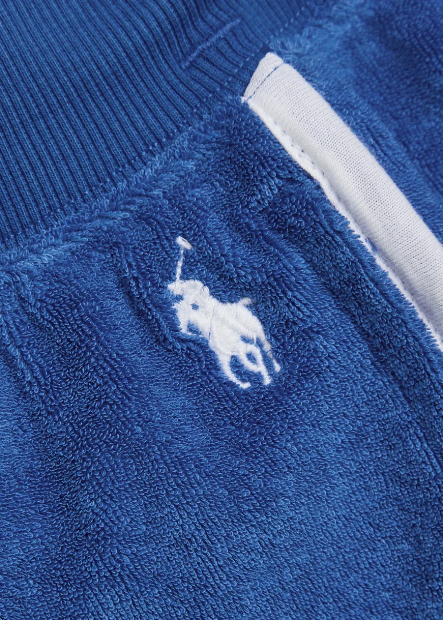 Logo-embroidered terry shorts
