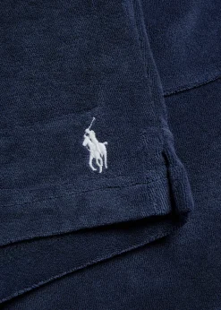 Logo-embroidered terry shorts