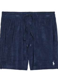 Logo-embroidered terry shorts