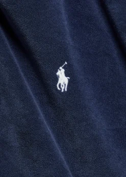 Logo-embroidered terry T-shirt