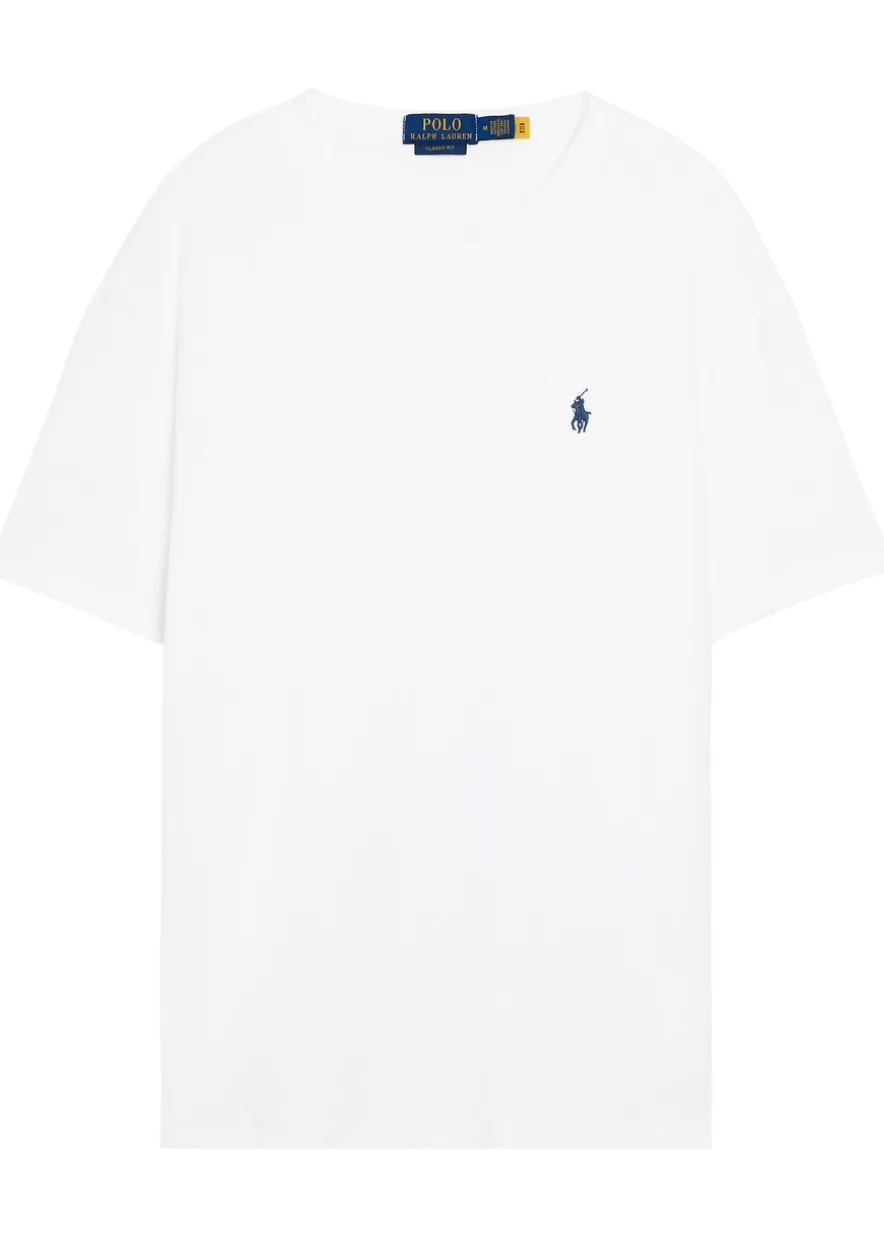 Logo-embroidered terry T-shirt