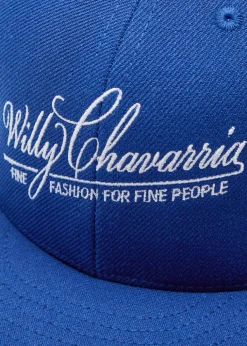Logo-embroidered twill cap