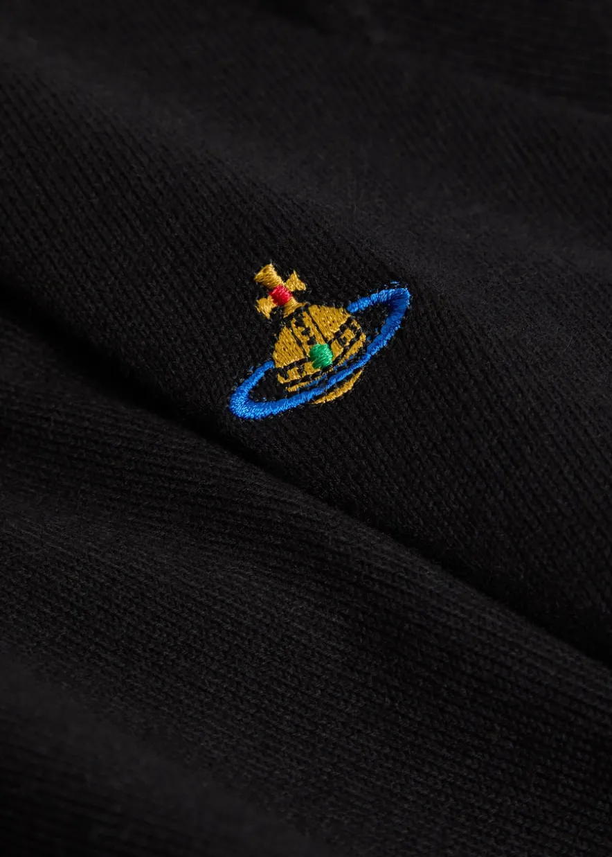 Logo-embroidered wool and cashmere-blend polo shirt