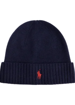 Logo-embroidered wool beanie