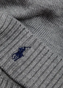 Logo-embroidered wool beanie