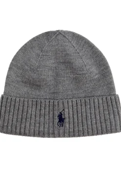 Logo-embroidered wool beanie