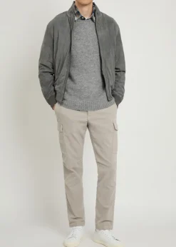 Logo-embroidered wool-blend jumper