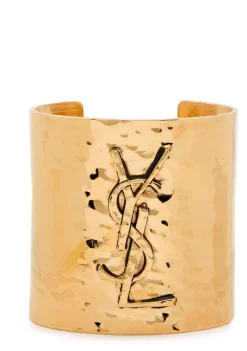 Logo hammered cuff