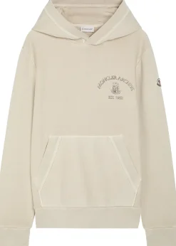 Logo hooded cotton sweatshirt